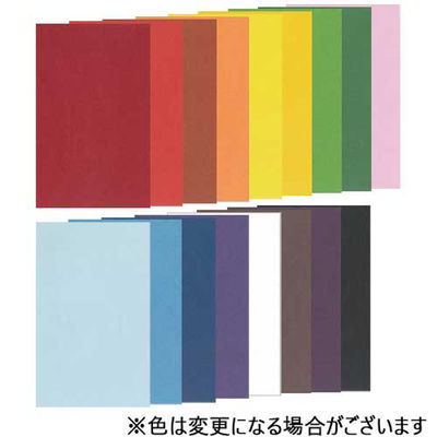 クラサワ ちぎり絵用手すき和紙 17色セット W140225-8 1セット(2冊)（直送品）