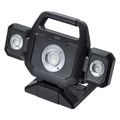 サンワサプライ  高輝度LED投光器（充電式） LED-FL1BK（直送品）