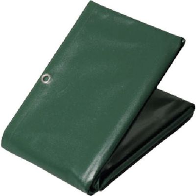 萩原工業 萩原 ターピー エステル帆布トラックシート Wー4号 グリーン 2.6m×3.8m EH-W4 1枚 437-5562（直送品）