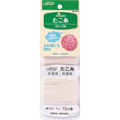 クロバー CLOVER たこ糸【単位:PK】 26-579 1パック(2個) 166-3242（直送品）