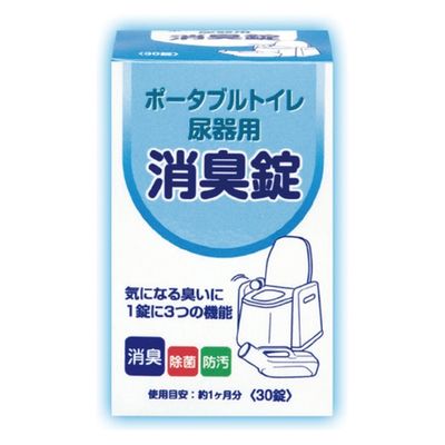 浅井商事 ポ-タブルトイレ・尿器用消臭錠30錠 _ 1セット(1個×5)（直送品）