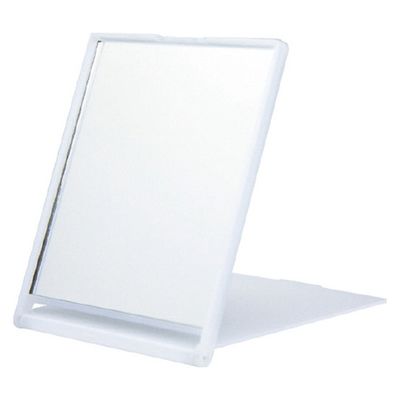 三和製作所 コンパクトミラー S ホワイト 00004907 1セット(1枚×4)（直送品）