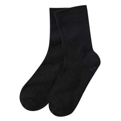 セルヴァン 名前が書ける靴下(男性用) ブラック 049952700 1セット(1足×3)（直送品）