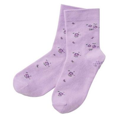 セルヴァン 名前が書ける靴下(女性用) ラベンダー 049961700 1セット(1足×3)（直送品）