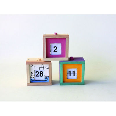 アイスタジオウッズ カレンダーキューブ手動カレンダー 08-7185 1セット（直送品）