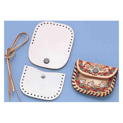 クラフト社 小銭入れ A ホック止め付 18-4206 1セット(1セット×5)（直送品）