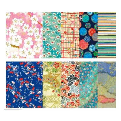 花岡 ペーパーインテリジェンス A3判高級友禅和紙10枚 Bセット 4102032A3ユウゼンセットB 1セット(10枚)×3（直送品）