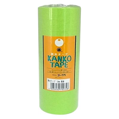 ゴークラ 紙テープ 黄緑 10巻 1パック（直送品）