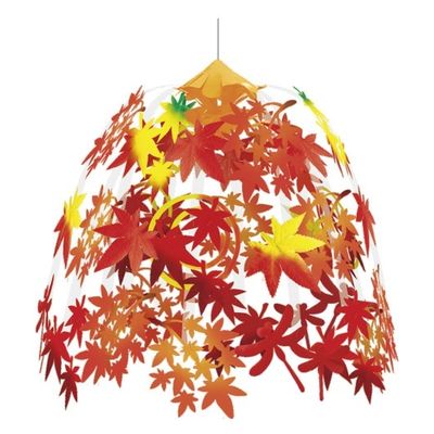ハッピークラフト 和風紅葉2段センター AUNC3738 1セット(1個×3)（直送品）