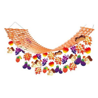 ハッピークラフト 秋色味覚プリーツハンガー AUPH4534 1セット(1個×3)（直送品）