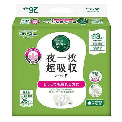 第一衛材 第一衛材株式会社 フリーネPro夜一枚超吸収パッド1P DTS-189 1パック×2（直送品）