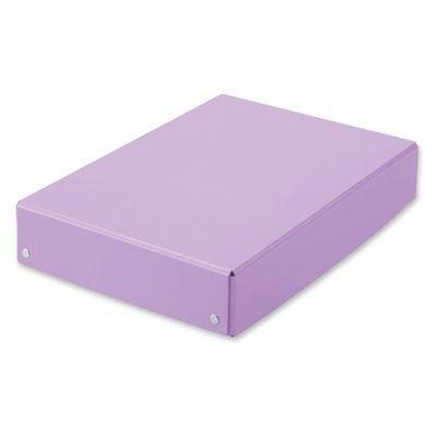 プラス 仕切り箱付きおどうぐばこ パープル FL-196SF 1個（直送品）