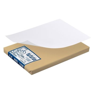 キョクトウ 白画用紙 A4 中厚口 100枚 KE105A4 1包（直送品）
