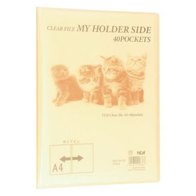 テージー マイホルダー40P MCS-344-05 オレンジ 1セット(1冊×3)（直送品）
