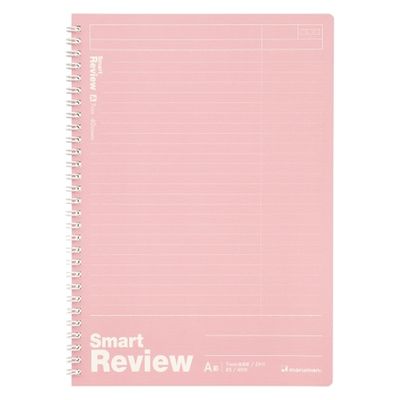 マルマン スマートレビュー ライトピンク N908A-38 1セット(1冊×5)（直送品）