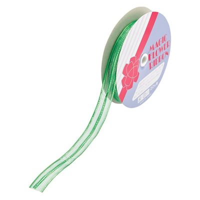 小堀リボン マジックフラワーNo.12 18mm×20m 緑 NO.12ミドリ18 1セット(1巻×3)（直送品）
