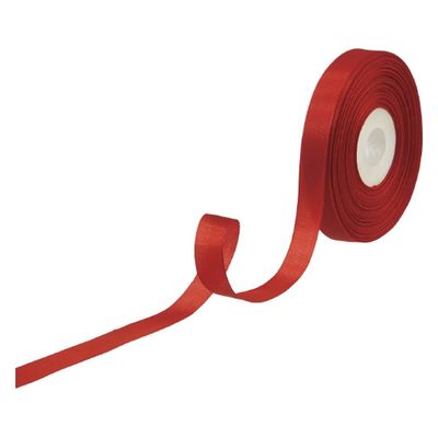 小堀リボン リボン アセコハク No100 12mm 赤/白 ペア 1パック（直送品）