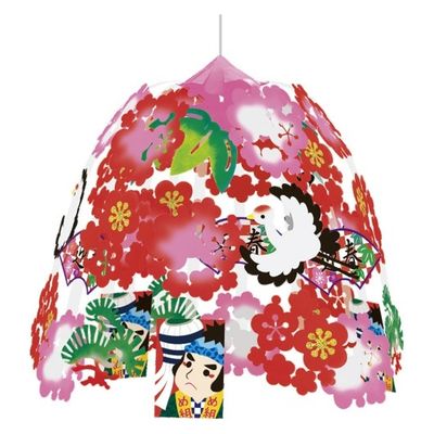 ハッピークラフト 和凧迎春2段センター NYNC4215 1セット(1個×3)（直送品）