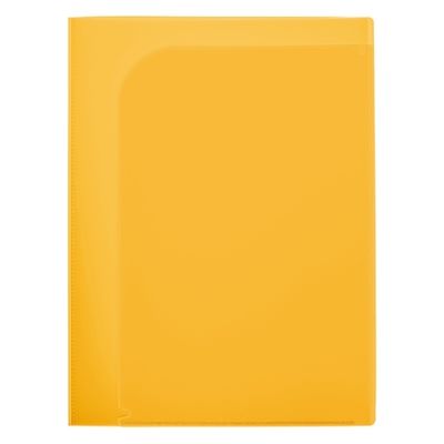 プラス 通知表ホルダー A4 FL-200SF YL 1冊 1セット(1冊×5)（直送品）