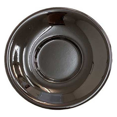 台和 百合茶托 溜裏艶消黒 5枚セット 1セット(5枚セット)×2（直送品）