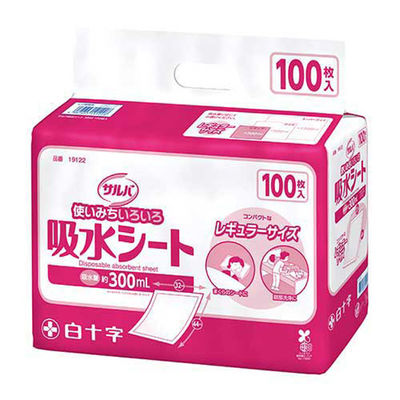 白十字 サルバ吸水シート3244 100枚入1P 19122 1パック(100枚)×2（直送品）