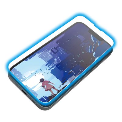 iPhone 16e ガラスフィルム 高透明 光反射軽減 ブルーライトカット PM-A25SFLGARBL エレコム 1個（直送品）