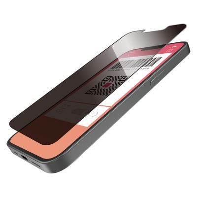 iPhone 16e ガラスフィルム 高透明 覗き見防止 上下左右視線ブロック PM-A25SFLGGPF エレコム 1個（直送品）