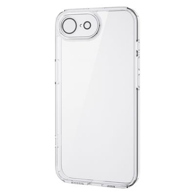 iPhone 16e ケース ハイブリッド メタルステッカー付 クリア PM-A25SHVCKKPCR エレコム 1個（直送品）