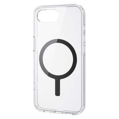 iPhone 16e ケース ハイブリッド  衝撃吸収 ブラック PM-A25SMAG02BK エレコム 1個（直送品）