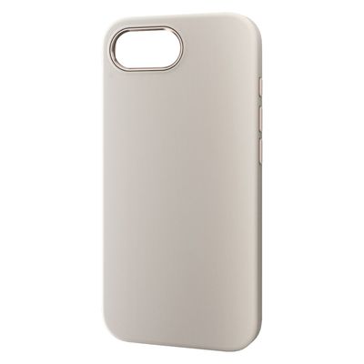 iPhone 16e ケース ハイブリッド シリコン  アンチダストコート グレージュ PM-A25SSCSHGB エレコム 1個（直送品）