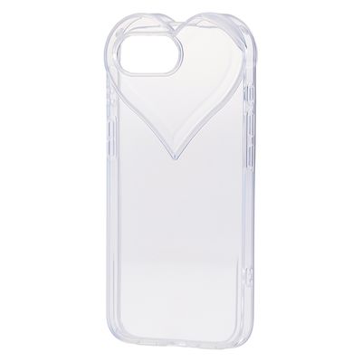 iPhone 16e ケース ソフト  衝撃吸収 カメラレンズ保護設計 ハート クリア PM-A25SUCHCR エレコム 1個（直送品）