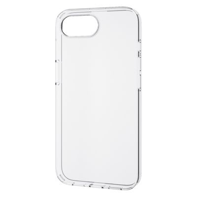 iPhone 16e ケース ソフト 衝撃吸収 メタルステッカー付 クリスタル クリア PM-A25SUCT3CR エレコム 1個（直送品）