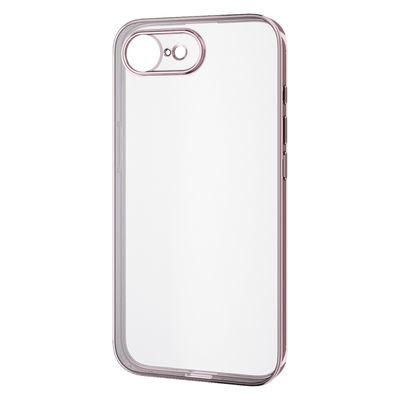 iPhone 16e ケース ソフト メタルステッカー付 メタリックピンク PM-A25SUCTMKPN エレコム 1個（直送品）