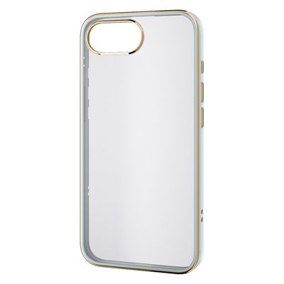 iPhone 16e ケース ソフト 衝撃吸収 メタリックライン ライトブルー PM-A25SUCTMLBU エレコム 1個（直送品）