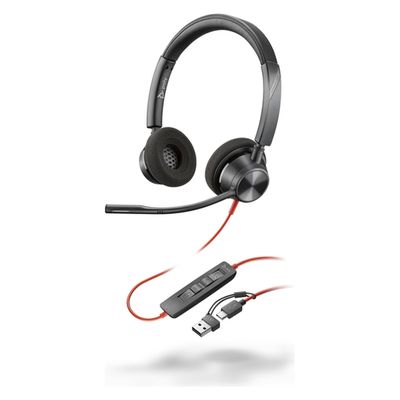 HP(Inc.)  Ｐｏｌｙ　Ｂｌａｃｋｗｉｒｅ　３３２０　ＵＳＢーＣ　＋Ｃ／Ａ 8X219AA（直送品）