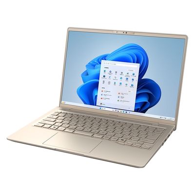 富士通 14インチ ノートパソコン FMV LIFEBOOK MH55/J3 ベージュゴールド FMVM55J3G 1台（直送品）