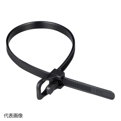 Retyz リピートタイ(高温タイプ)4.8×152mm 1袋(20個入) EVT-H06BK-HA 1袋(20個) 4-6470-01（直送品）