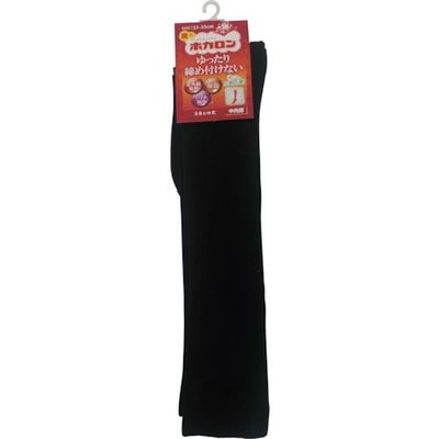 レンフロ・ジャパン レンフロ 婦人ホカロン 部分パイルハイソックス(38cm)クロ HKCLD37TP98 1足 434-4747（直送品）