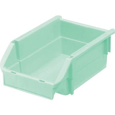 三菱ケミカル ヒシ T型コンテナ(ネスティングタイプ) パステルグリーン W132×D200×H90 PAT-2-PG 1個（直送品）
