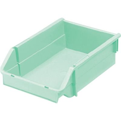 三菱ケミカル ヒシ T型コンテナ(ネスティングタイプ) パステルグリーン W192×D285×H90 PAT-3-PG 1個（直送品）