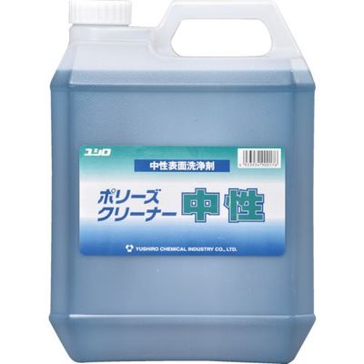 ユシロ化学工業 ユシロ 中性万能洗剤 クリーナー中性 4L 3120000831 1セット(4個) 768-4649（直送品）