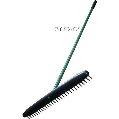 岩崎製作所 IWA 樹脂製(柄 アルミ製)バンカーレーキ[[R2]]型(ワイドタイプ) 54BR02A 1セット(12個) 510-2186（直送品）