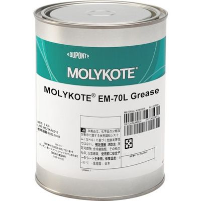 デュポン・東レ・スペシャルティ・マテリアル モリコート 樹脂用 EMー70Lグリース 1kg EM-70L-10 1セット(10缶)（直送品）