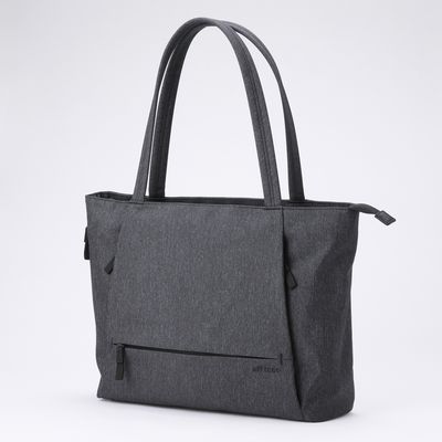 トートバッグ 肩掛け バッグ 12L 撥水加工 15.6インチノートPC収納 ブラック BM-OFTBL01BK エレコム 1個（直送品）