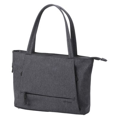 トートバッグ 肩掛け バッグ 8L 撥水加工 14インチノートPC 収納 ブラック BM-OFTBM01BK エレコム 1個（直送品）