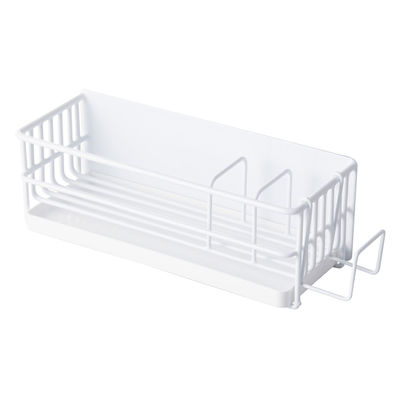 スポンジラック (ボトル & スポンジホルダー) スポンジ置き マグネット式 ホワイト KAWKSLDSMGWH エレコム 1個（直送品）