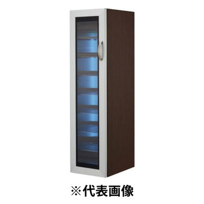 【軒先渡し】ビーエスエー・サクライ スリッパボックス　クリーンルクス　取っ手左　殺菌線ロッカー CL-02(ビター) 1台（直送品）