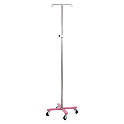 松吉医科器械 マツヨシ カラーガートル台(4脚)ピンク MY-160PN-A 点滴スタンド 1台（直送品）