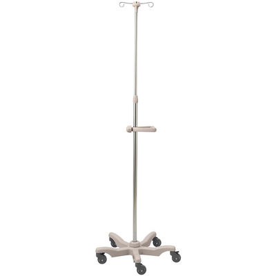 松吉医科器械 マツヨシIVスタンド(2個掛) MY-2236 点滴スタンド MY-2236(アイボリー) 1台（直送品）