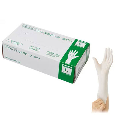 マツヨシニトリルグローブ ライト MY-7583 手袋 感染予防 MY-7583(L)200マイイリ 1梱(200枚入x40箱)（直送品）